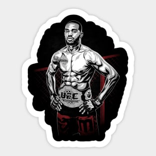 Jon Jones Retro Sticker